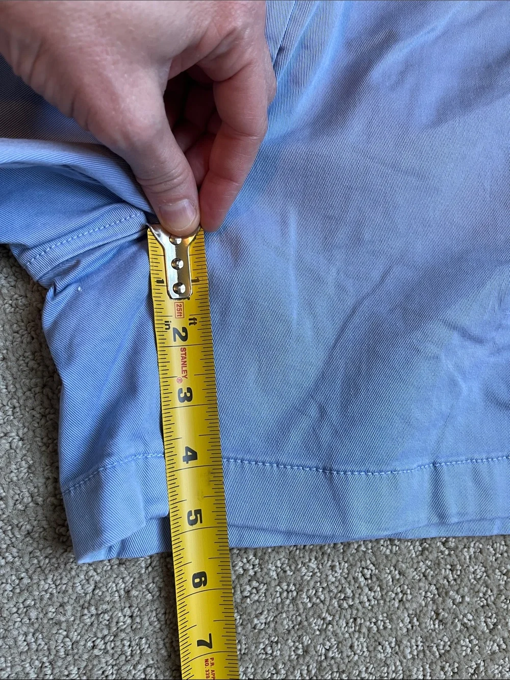J. Crew 5” Pale Blue Cotton Chino Shorts 2